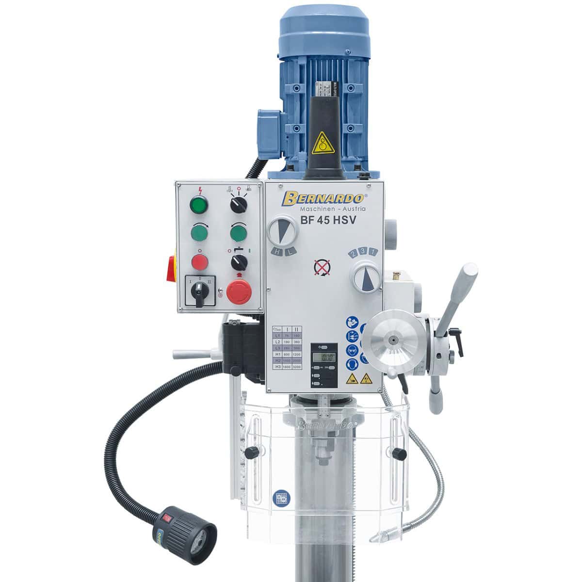 Bernardo BF 45 HSV Bohr-Fräsmaschine mit X-Achsen-Vorschub