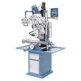 Trapano-fresatrice Bernardo FM 50 HSV cambio 12 velocità 75-3.200 rpm con motore sollevamento testa e DRO 3 assi