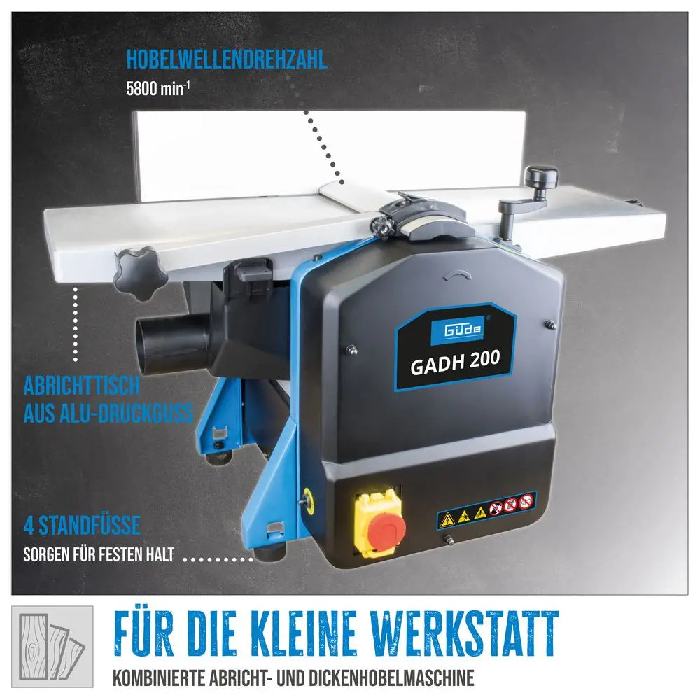 Guede GADH 200 Flächen- und Dickenhobelmaschine