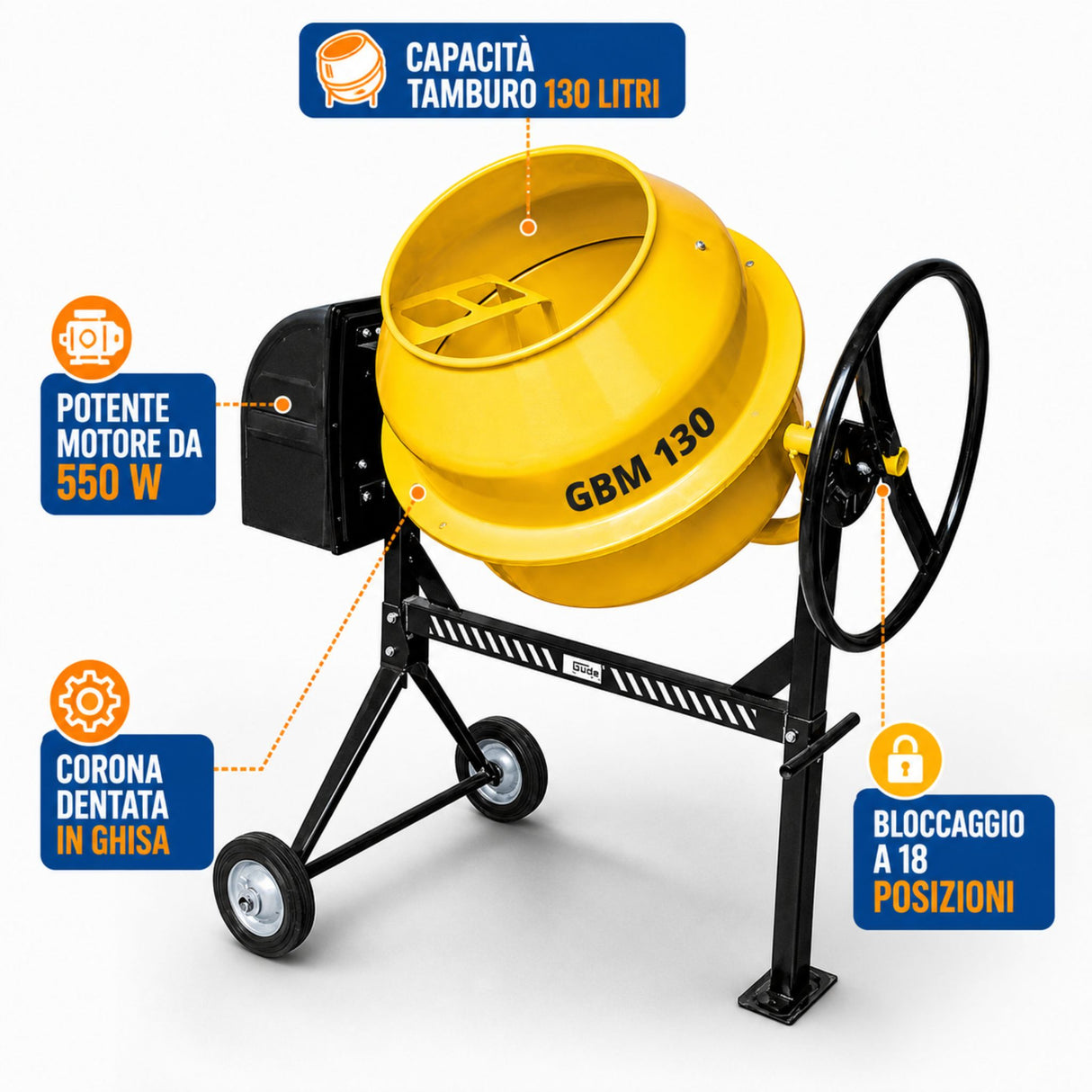 Güde Betonmischer GBM 130