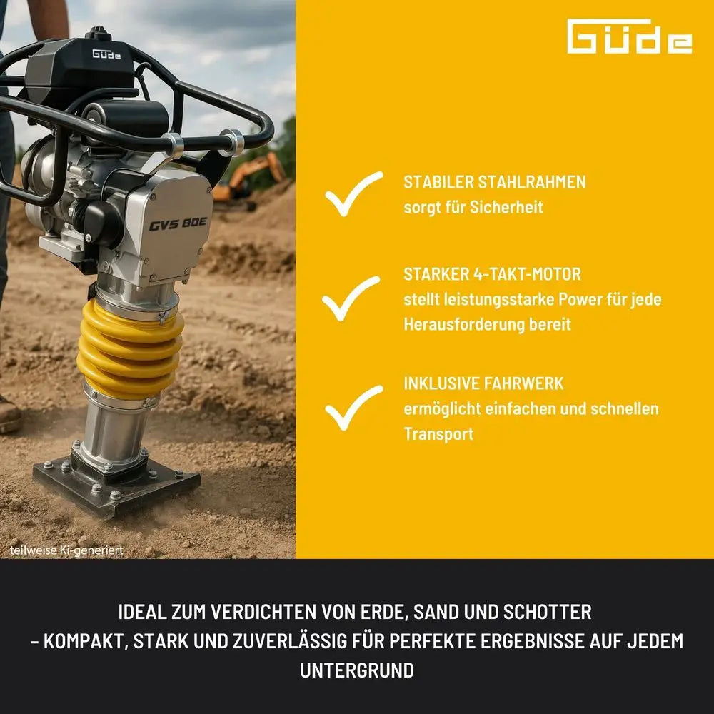 Guede Vertikal-Vibrationsstampfer GVS 80E
