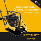 Guede GRP 80E Vibrationsplatte – 80 mm