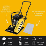 Guede GRP 80E Vibrationsplatte – 80 mm