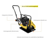 Guede GRP 80E Vibrationsplatte – 80 mm