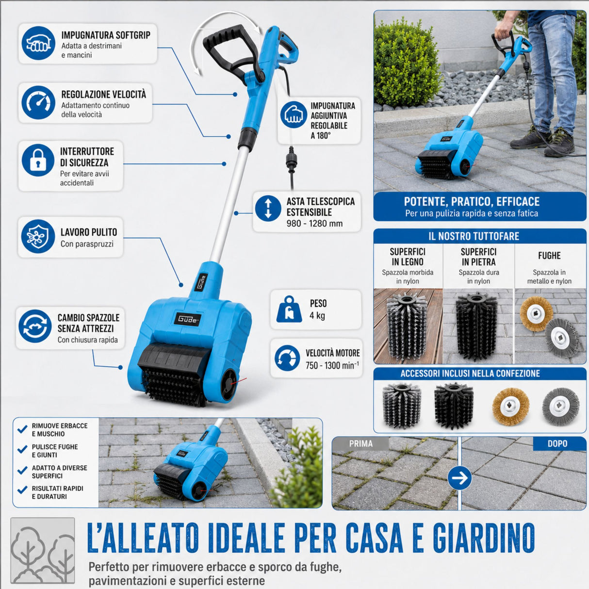 Spazzola Universale Güde GUB 500