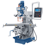 Bernardo UWF 90-1270 Universalfräsmaschine – ISO 40, Doppelspindel, 1270 × 280 mm Tisch, 0,85/1,5 kW Vertikalmotor, 3-Achsen-Digitalanzeige
