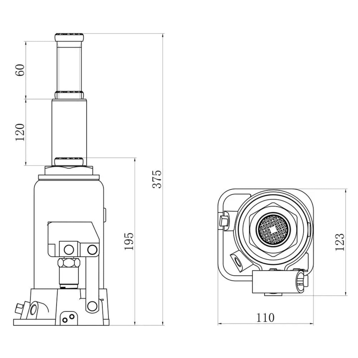 Güde GSH-10T Flaschenheber