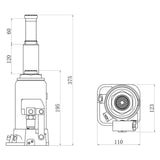 Güde GSH-10T Flaschenheber