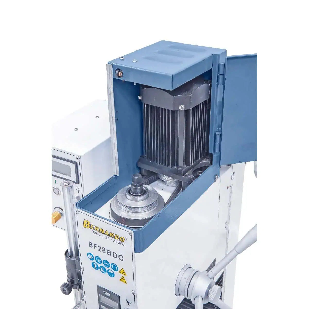 Bernardo BF 28 BDC 230 V Bohr-Fräsmaschine mit digitaler Drehzahl- und Hubanzeige