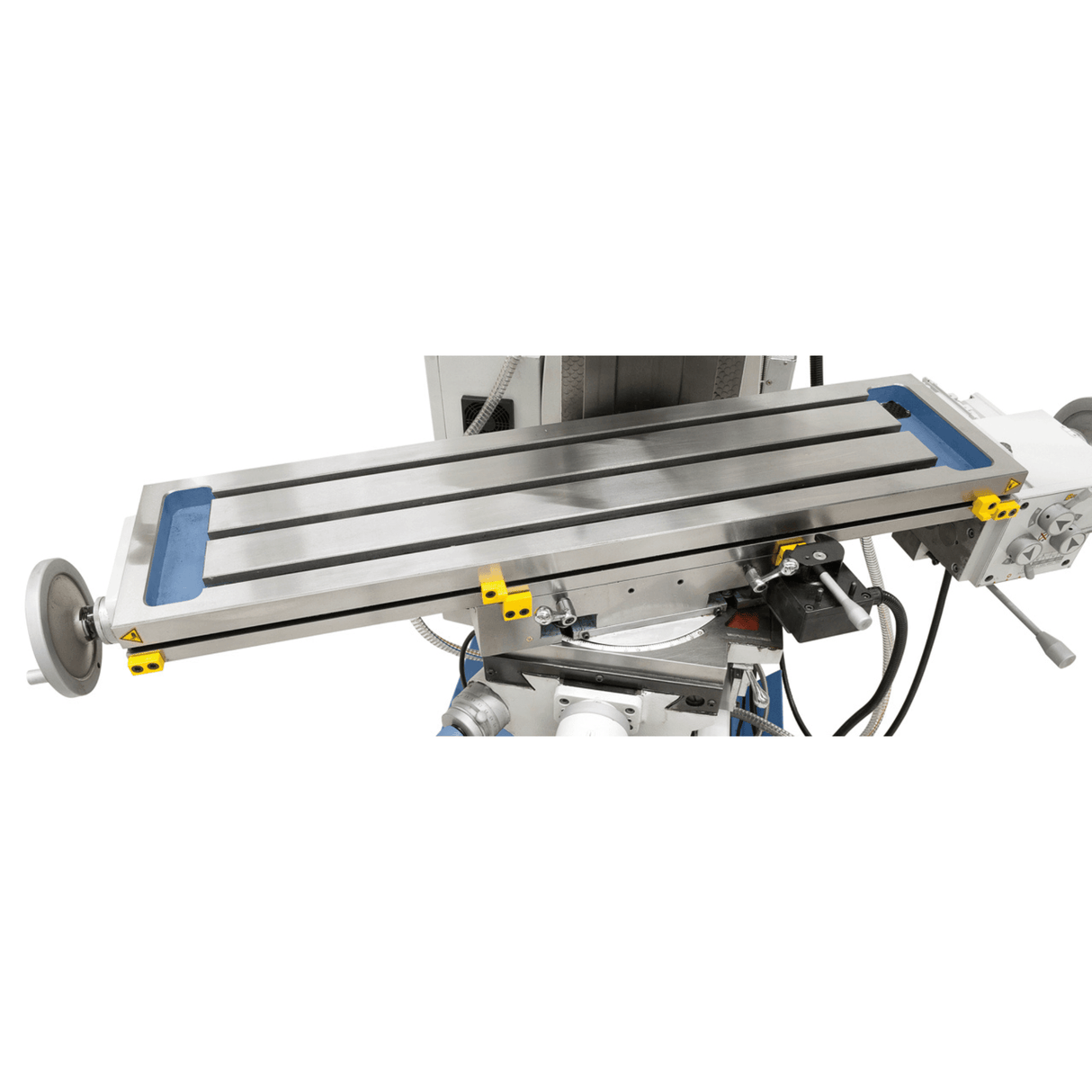 Bernardo UWF 80 E Vario Universalfräsmaschine – ISO 40, Vertikalspindel mit variabler Drehzahl (Delta-Frequenzumrichter), 3-Achsen-Digitalanzeige ES-12 H