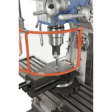 Bernardo UWF 80 E Universal-Fräsmaschine – ISO 40 vertikal und horizontal, 3-Achsen-Digitalanzeige ES-12 H, 1000×240 mm Tisch neigbar ±45°