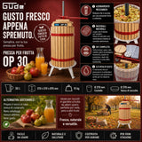Torchio Manuale Güde OP 30 - 30 Litri Capacità