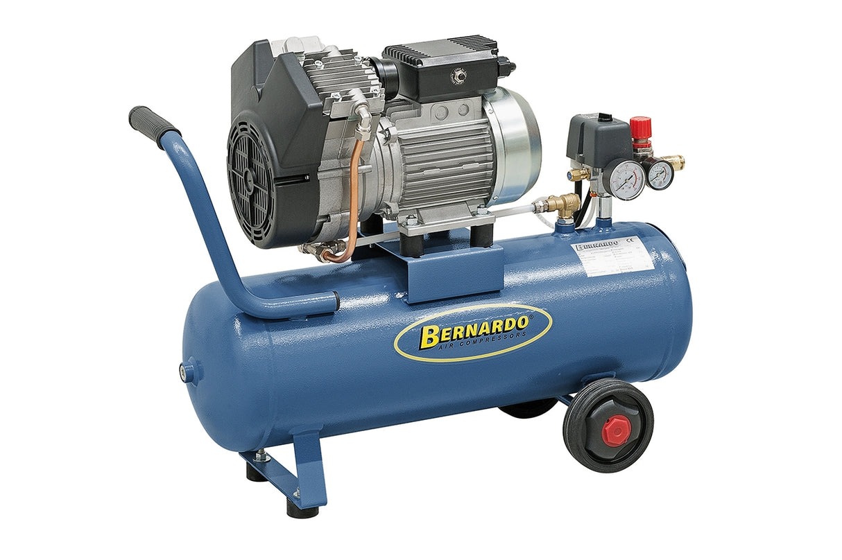Bernardo AC/PRO/250/24/F/W ölfreier Kompressor – 24 l, leise, 230 V