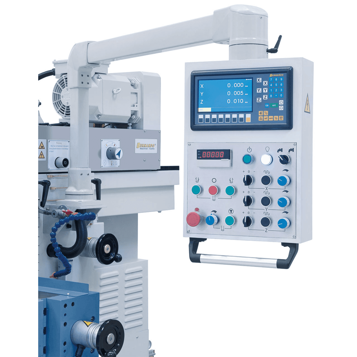 Bernardo Fräsmaschine WFM 750 Servo – 755 mm Tisch, ISO 40, Servovorschub