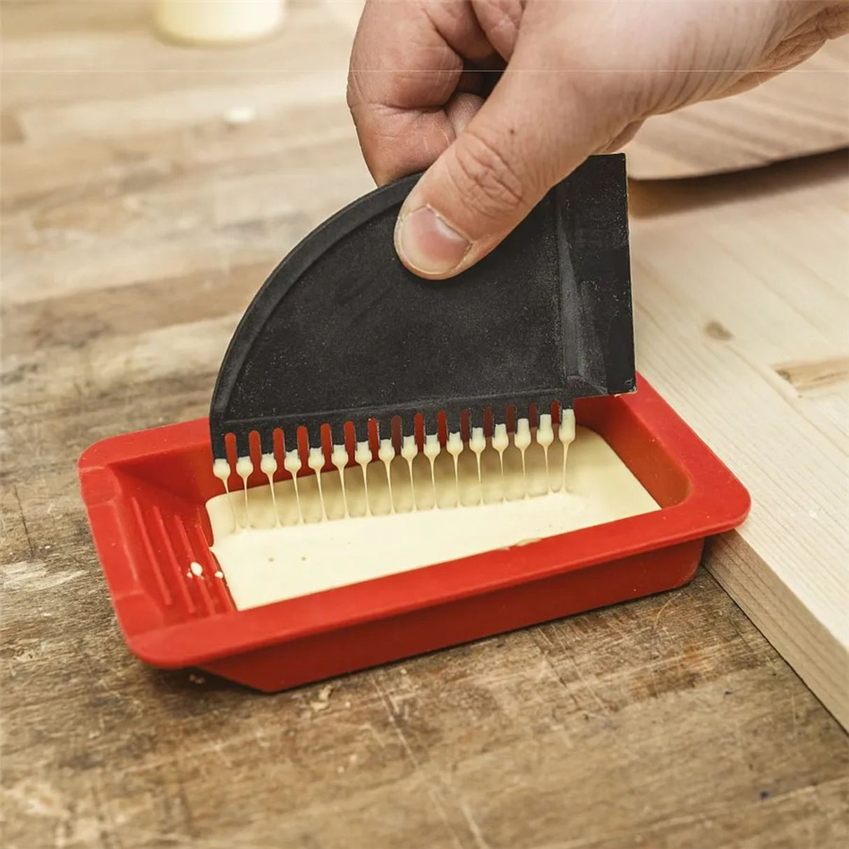 Silikon-Leimpinsel-Set – 24 mm und 13 mm + Spachtel