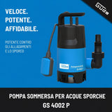 Güde Tauchpumpe für Abwasser GS 4002 P