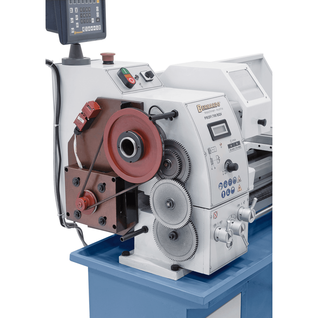 Bernardo Profi 700 BQV Vario Metalldrehmaschine / 230 V mit DRO