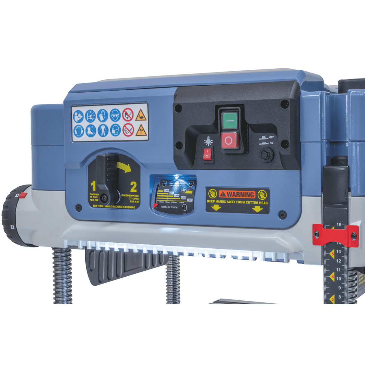 Pialla a filo e spessore Bernardo a spessore TH 330 Pro-S / 230V con albero a spirale