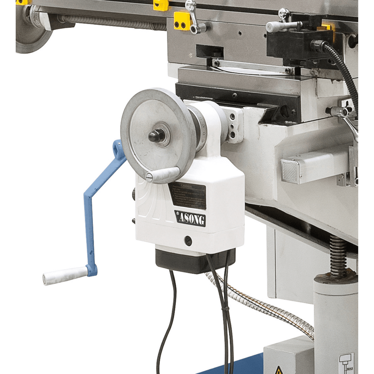 Bernardo UWF 80 E Vario Universalfräsmaschine – ISO 40, Vertikalspindel mit variabler Drehzahl (Delta-Frequenzumrichter), 3-Achsen-Digitalanzeige ES-12 H