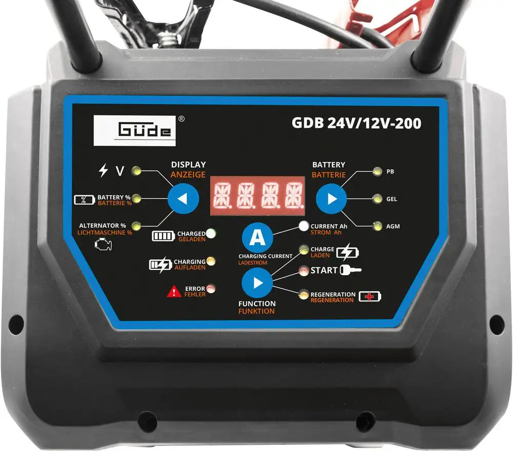 Güde GDB 24V/12V-200 Digitales Batterieladegerät