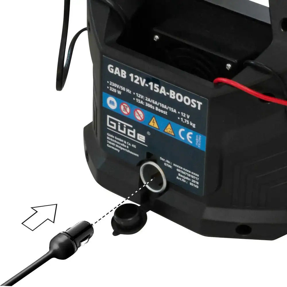 Güde GAB 12V-15A-BOOST Automatisches Batterieladegerät