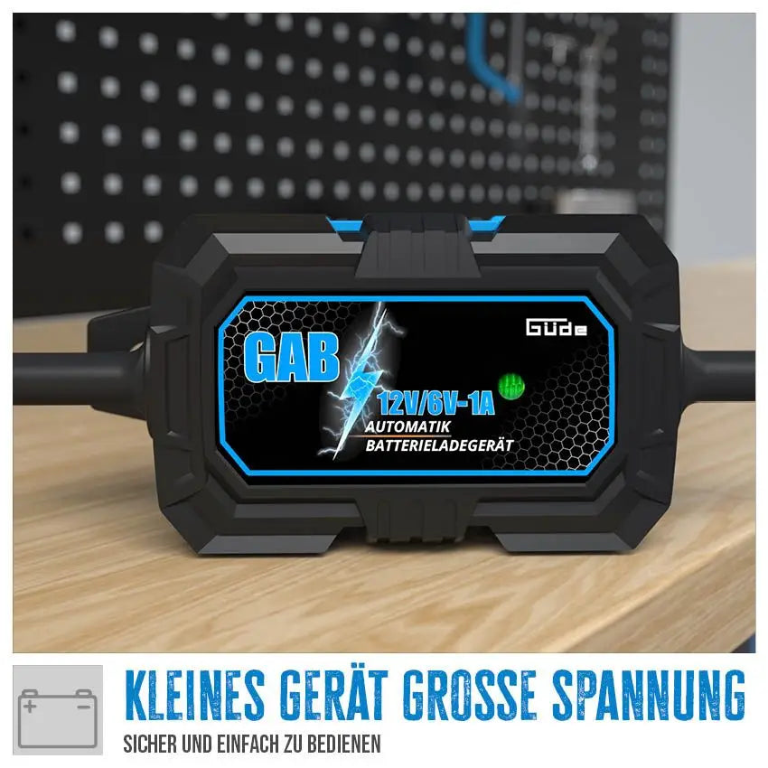 Güde GAB 12V/6V-1A Automatisches Batterieladegerät