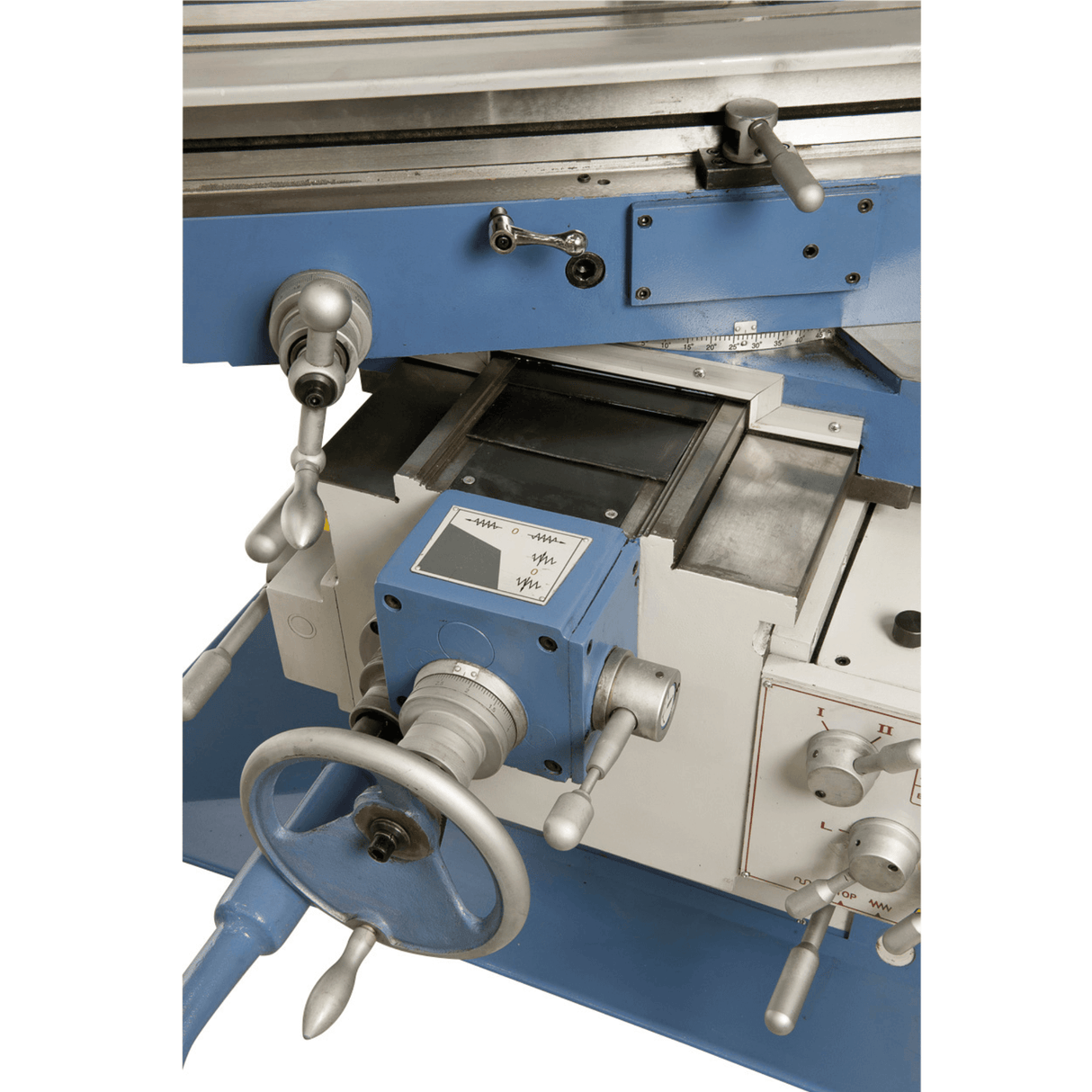 Bernardo UWF 150 Universalfräsmaschine – Spitzenmodell, ISO 50, Doppelspindel, 1650 x 360 mm Tisch, 4-kW-Motoren, 3-Achsen-Digitalanzeige