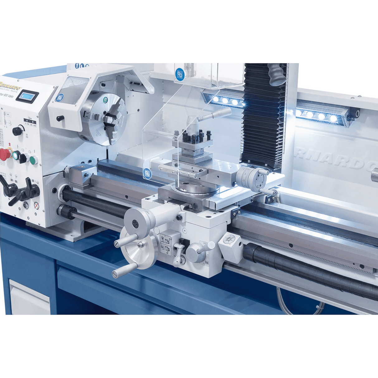 Bernardo Proficenter 900 Vario Metalldrehmaschine / 230 V mit Digitalanzeige
