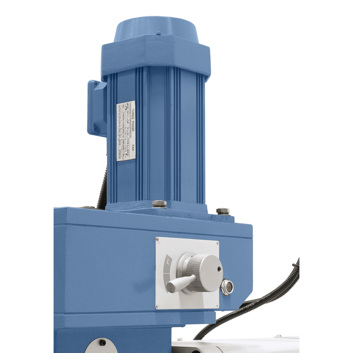 Bernardo UWF 80 E Vario Universalfräsmaschine – ISO 40, Vertikalspindel mit variabler Drehzahl (Delta-Frequenzumrichter), 3-Achsen-Digitalanzeige ES-12 H