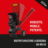 Güde GH 651 B Benzin-Häcksler