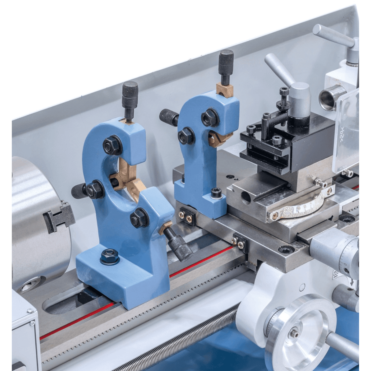 Bernardo Hobby 350 Top Kompakt-Metalldrehmaschine mit 2-Achsen-Digitalanzeige