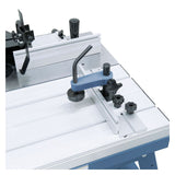 Bernardo RT 3 F Fräsmaschine – Schiebetisch 785 × 310 mm, Gusseisenplatte 785 × 505 mm, 0-45° neigbarer Tisch, Ø 60 mm Absaugung, Gewicht 55 kg