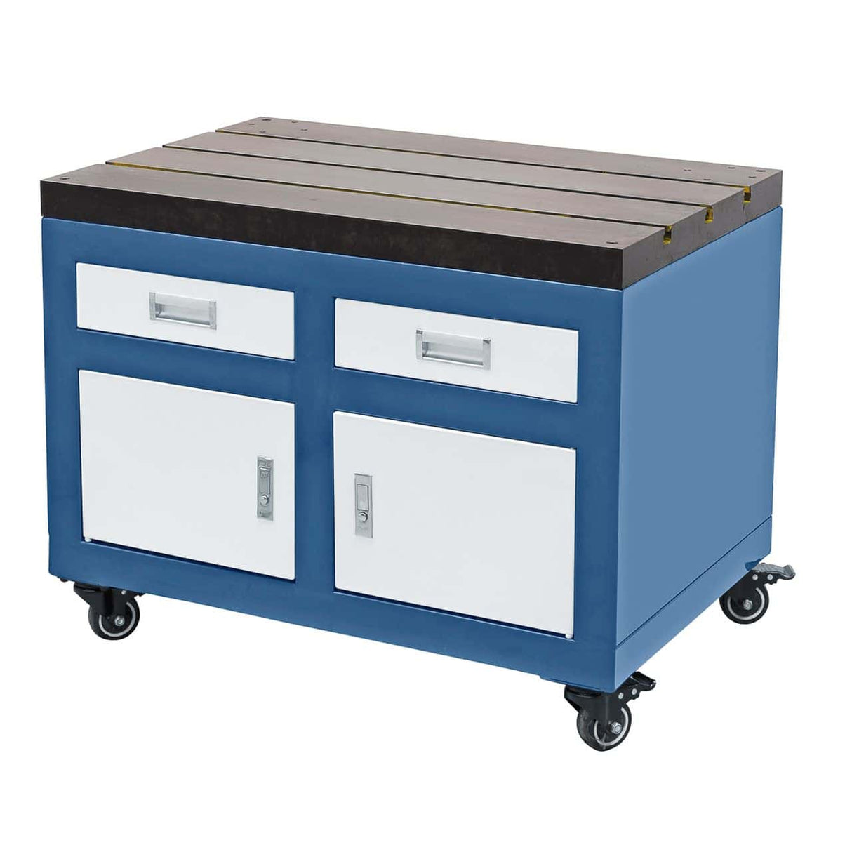 900 x 600 mm Sockel mit 2 Schubladen für die TM-Serie