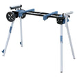 Basamento universale Bernardo KSU 1100 con lunghezza fino a 2980 mm e portata 150 kg, pieghevole e compatto per uso professionale.