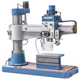 Trapano radiale Bernardo RD 1300 x 40 Vario con capacità di foratura Ø 40 mm, filettatura fino a M40, corsa braccio da 1000 mm e serraggi idraulici indipendenti.