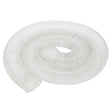 Tubo in PVC Bernardo Ø100 mm, lunghezza 4 m, flessibile e trasparente con spirale in acciaio zincato, ideale per impianti di aspirazione industriali.