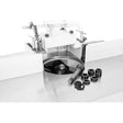 Mandrino Bernardo Ø30 mm lungo 140 mm in acciaio temprato e rettificato, compatibile con modelli TS 900, TS 1000 e TS 1300, ideale per teste fresa e utensili di precisione.