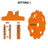 CMT Schneidwerkzeug-Nutfräser-Profi-Sägeblattsatz - D203x6.2-20 d15.87 Z12 HW