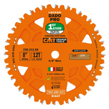 CMT Schneidwerkzeug-Nutfräser-Profi-Sägeblattsatz - D203x6.2-20 d15.87 Z12 HW