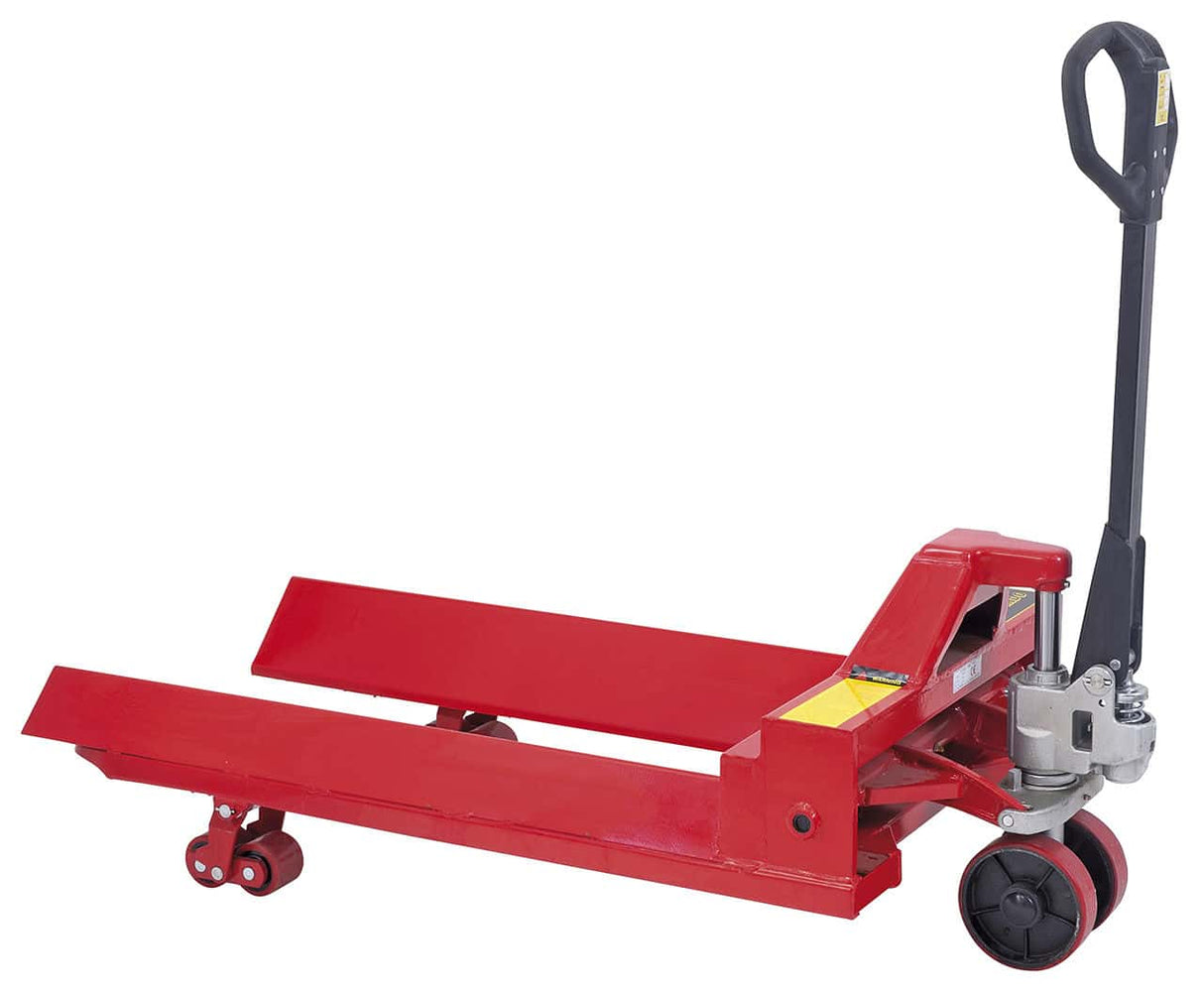Bernardo RHW 500 Spezial-Gabelhubwagen für Coils – Tragfähigkeit 2.000 kg, Coil-Ø 400–600 mm, Hubhöhe 115 mm