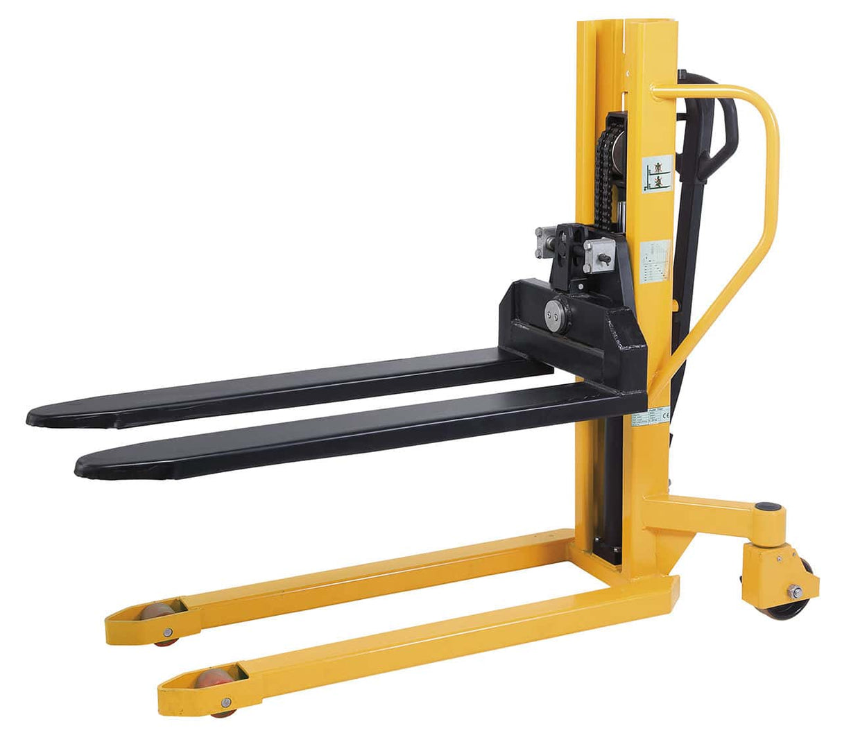 Bernardo HHK 800 RL Schwerlast-Handstapler – 800 kg Tragfähigkeit, 940 mm Hubhöhe, 1150 mm Gabellänge, ±20° Gabelneigung
