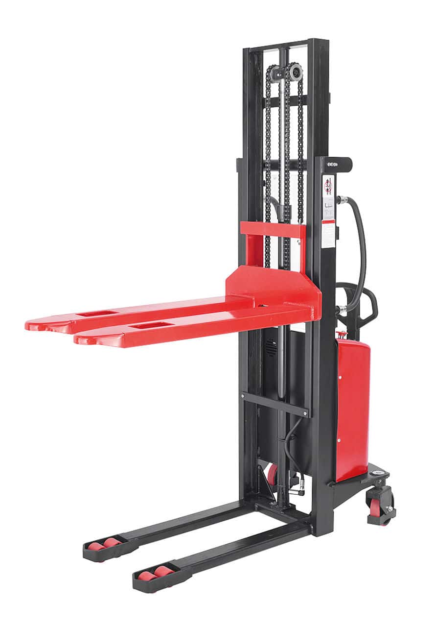 Bernardo EHS 1500 - 3.5 Elektrostapler – Tragfähigkeit 1.500 kg, Hubhöhe 3.500 mm, 1,5 kW Motor, 12-V-Batterie, Gewicht 570 kg