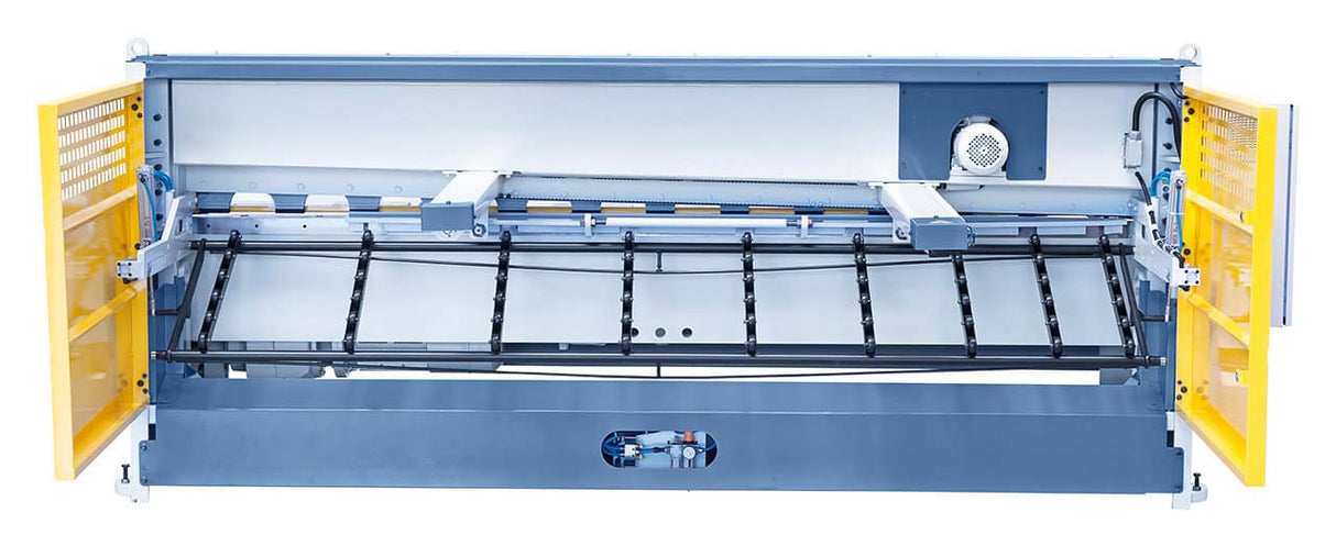Bernardo MTR 1100 × 6 mm NCC motorisierte Guillotine-Schere mit pneumatischer Unterstützung