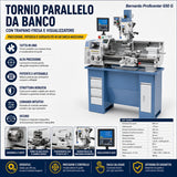 Bernardo Proficenter 650 G Metalldreh- und Fräsmaschine mit 2-Achs-Digitalanzeige