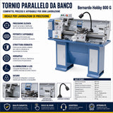 Bernardo Hobby 800 G / 230 V Drehmaschine – Kompakt und präzise