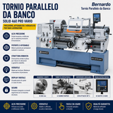 Bernardo Solid 460 x 1000 Pro Vario Metalldrehmaschine