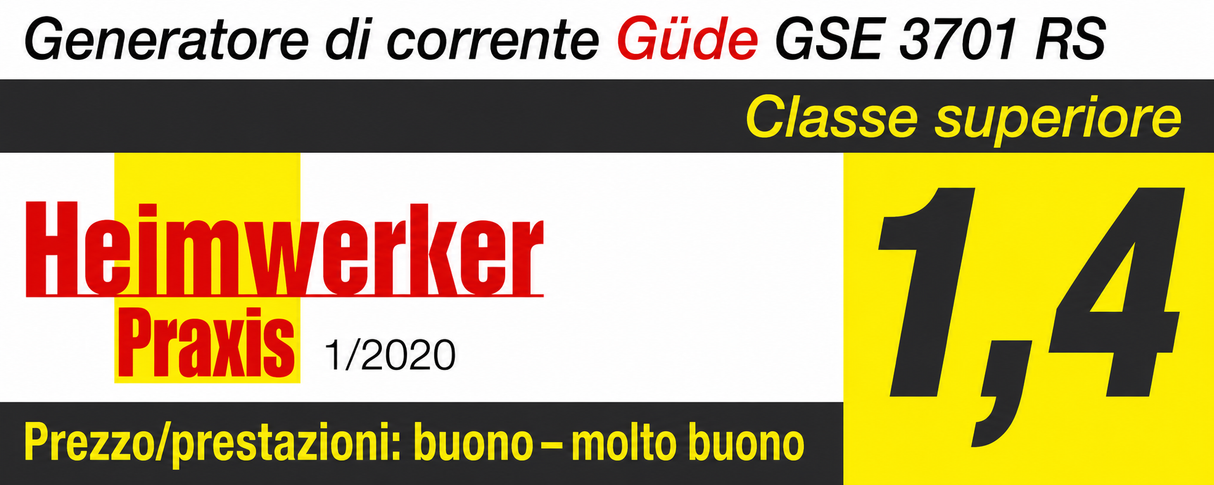 Benzin-Stromerzeuger Güde GSE 3701 RS