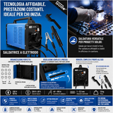 Güde GE 145 W Elektrodenschweißgerät – tragbarer MMA-Inverter bis 100 A