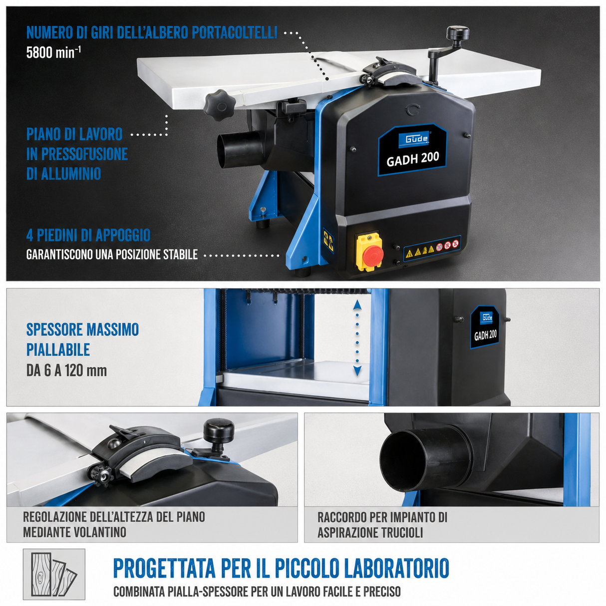 Guede GDH 330 Dickenhobel- und Dickenhobelmaschine