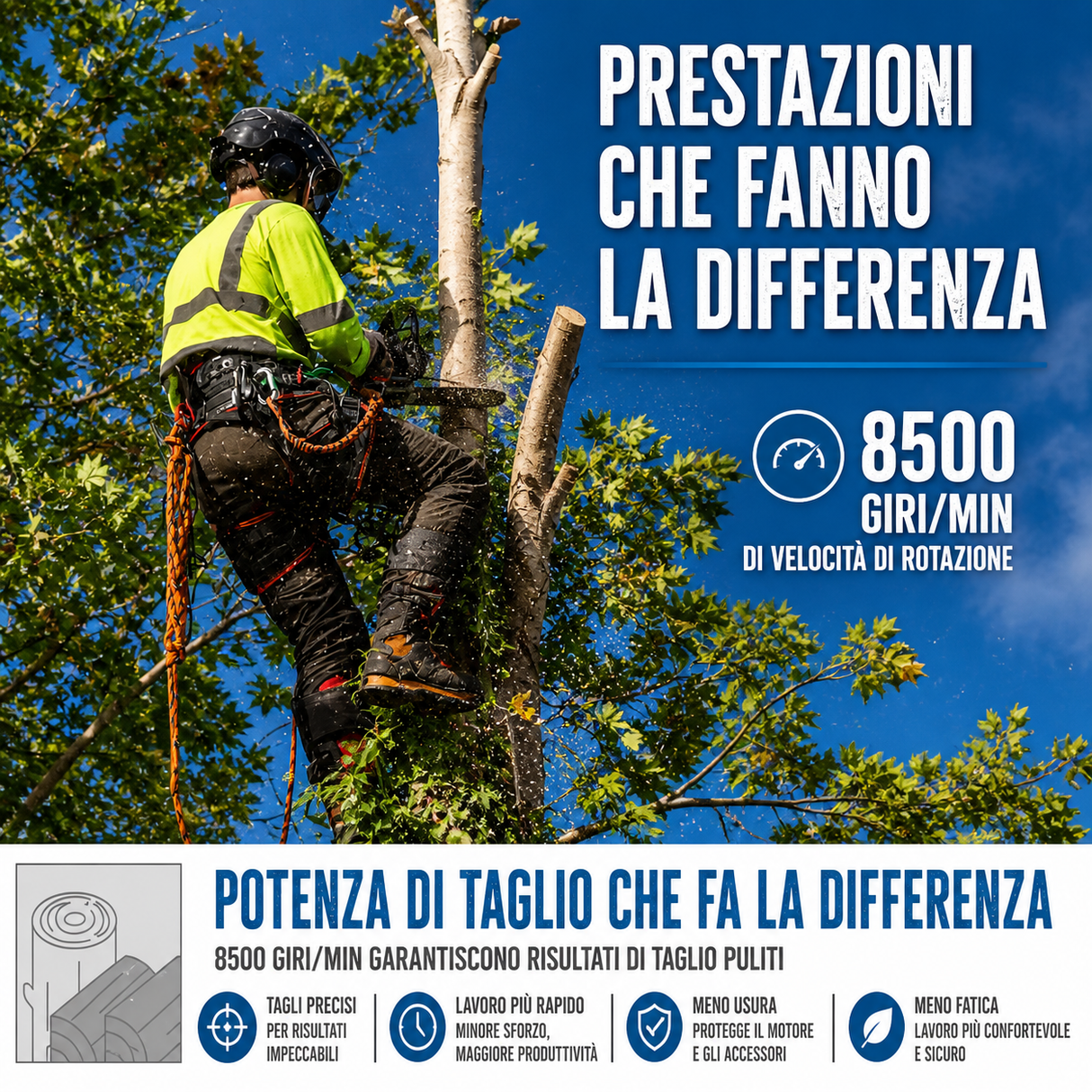 Utensile da giardinaggio Guede Motosega potatrice a scoppio Güde BBS 300-25